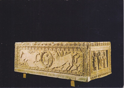 Alte Kunstpostkarte - Bologna - Basilica di S. Stefano -Sarcofago di S. Agricola