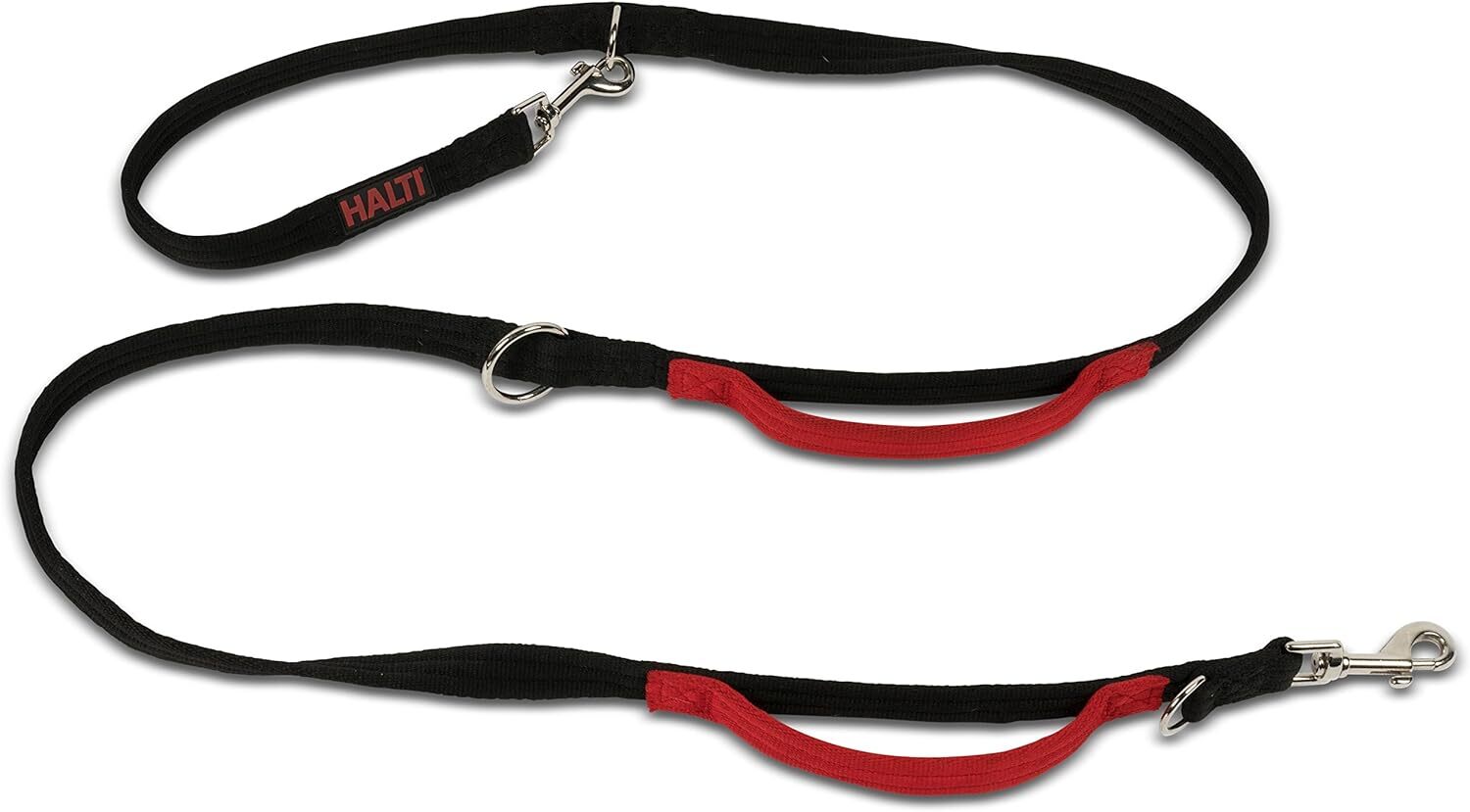 HALTI Control Lead Size Large Black, 2m, Professional Dog Lead to Stop Pulling