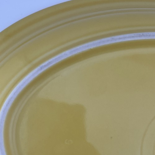 Fiesta Oval Platter Yellow 13.5 X 9.5 Homer Laughlin Fiestaware - Picture 11 of 14