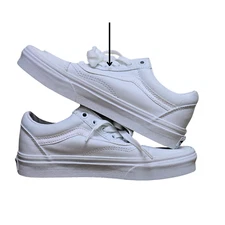 Size 4.5M 6W VANS Old Skool True White VN000D3HW00 Skateboarding Shoes