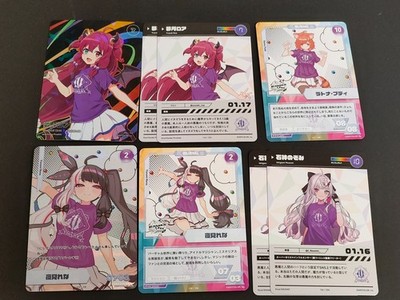 Nijisanji Fes Card VTuber Yuzuki Roa Rena Yorumi Japanese lot eb211