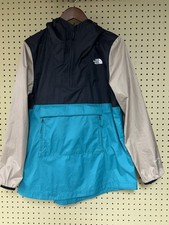 North Face HOODED Jacket Women Medium Windwall LIGHT WEIGHT Packable WINDBREAKER