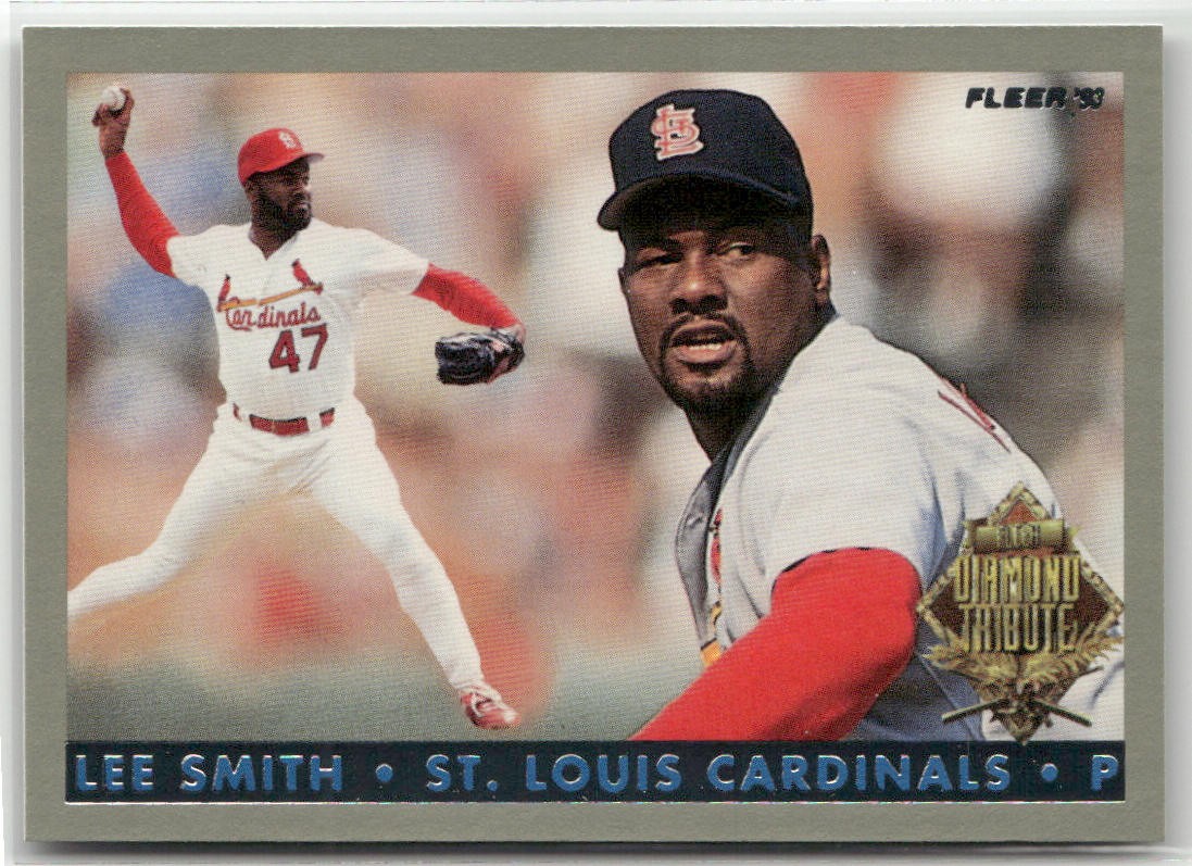1993 FLEER FINAL EDITION #7 LEE SMITH DIAMOND TRIBUTE ST. LOUIS CARDINALS