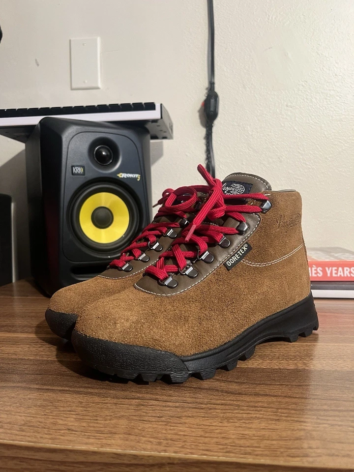 Vasque Mujer Sundowner GORTEX Bota de Senderismo Marrón Gamuza con Encaje Rojo Talla 7.5W NUEVA Foto 2 de 4