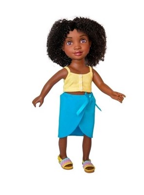 Healthy Roots Doll - Gaiana 18 In. Naturally Curly Hair (Best Toy of 2020)