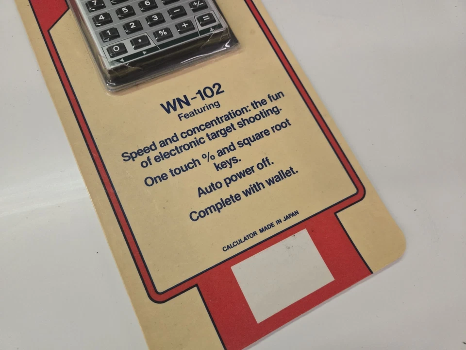 Sharp WN-102 Wondertopia Game Watch Calculator, Sealed NOS - Image 4 of 4