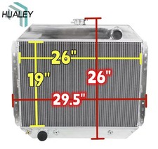 3row Aluminum Radiator For 1966-79 Ford F100 F150 F250 F350 Bronco V8 Dpi433 3row Aluminum Radiator For 1966-79 Ford F100 F150 F250 F350 Bronco V8 Dpi433