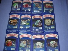 Set of 12 Fox Run Gingerbread Bake Set Miniature Village Cookie Cutters