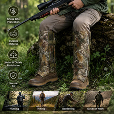 Snake Gaiters for Men Women Snake Proof Leg Guards Hunting Farm Outdoor Work