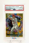 2023 TOPPS COSMIC CHROME GOLD INTERSTELLAR REFRACTOR #129 MIKE TROUT /50 PSA 8