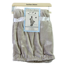 Pooh Bear Collection Winnie the Pooh Embossed Balloon Lovey Plush Baby Blanket