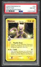 Pokemon Card - PSA 8 Mewtwo 24/110 - EX Holon Phantoms 24/110 - NM-MT