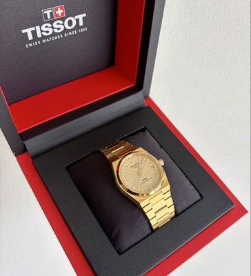Tissot Prx T137.207.33.021.00 Analog Mechanical (Automatic) Men 35Mm Gold Automa