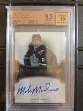 2007-08 SP Authentic Mike Modano Sign of the Times AUTO BGS with SubGrades