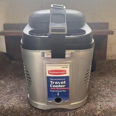 #ad #ad Vector Rubbermaid Thermo Electric 12V Travel Cooler amp; Warmer VEC212RB 12V Plug $29.05