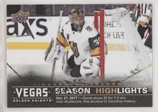 2017-18 Upper Deck Vegas Golden Knights Season Highlights Oscar Dansk #40 0t5
