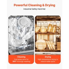 Uimoso 24" Built-In Dishwasher Stainless Steel Tub, 14 Settings & 8 Modes 3