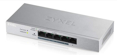 **LOT of 3** ZyXEL GS1200-5HP v2 5-Port GbE Gigabit Ethernet Managed PoE Switch 