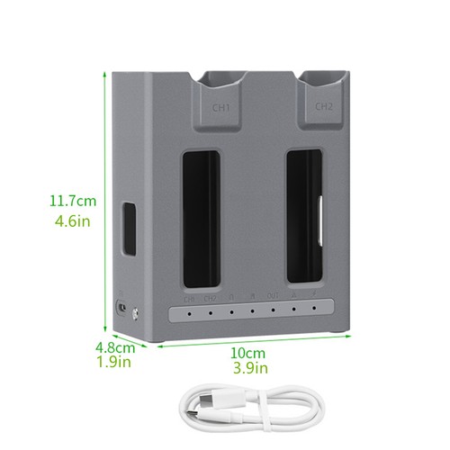 2-Way Charger for DJI Mavic 4 Pro Batteries w/USB Power Bank & Auto Sync Tech - Picture 7 of 15