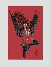 Póster con impresión de giclee premium She-Spawn Demon Hunter 11x17 imagen cómics arte de pared