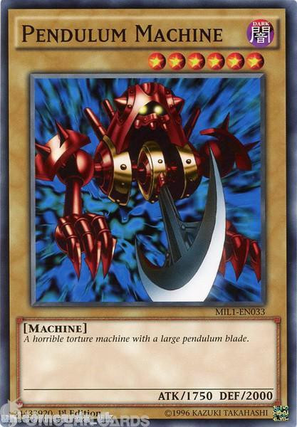 MIL1-EN033 Pendulum Machine 1st edition Mint YuGiOh Card