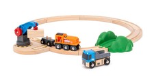 BRIO World - Starterset Güterzug mit Kran A | Spiel | BRIO World | 63602800