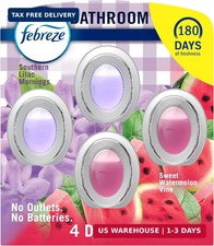 Febreze Bathroom Air Freshener, Odor-Fighting, Plug In Alternative, Air Freshene
