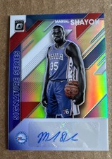 2019-20 Panini Donruss Optic - Signature Series Marial Shayok #SS-MSH Holo Prizm