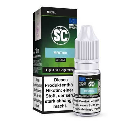 SC Liquid Menthol Aroma 10 ml (15x 12mg Nikotin/ml = 180mg Nikotin/ml)