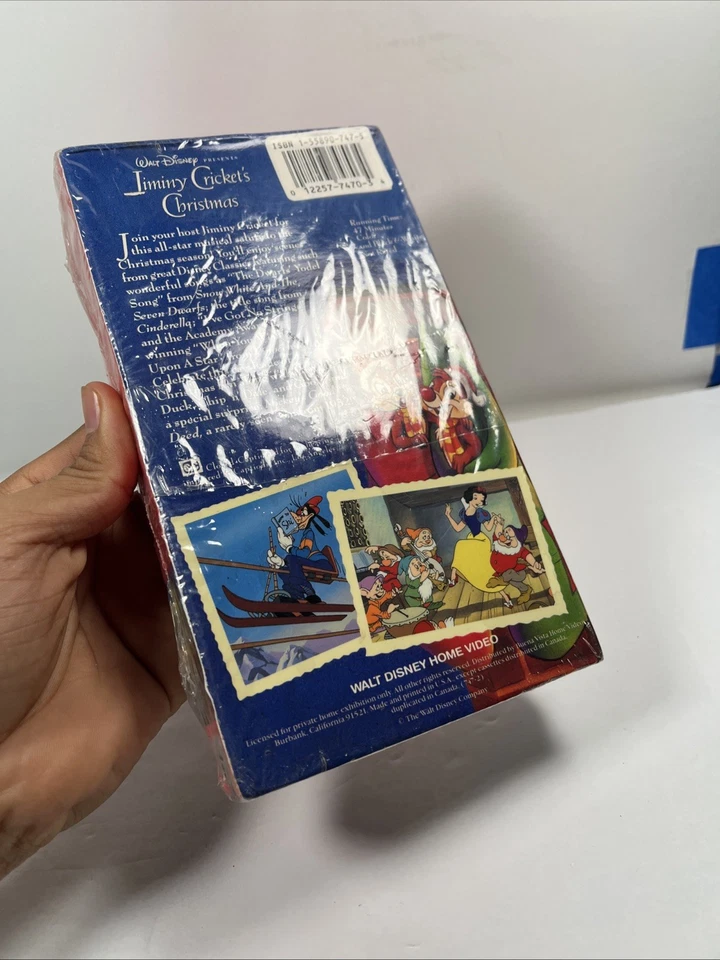 Jiminy Cricket's Christmas - Walt Disney VHS rare Mickey Mouse short from 1932 - Image 3 of 4