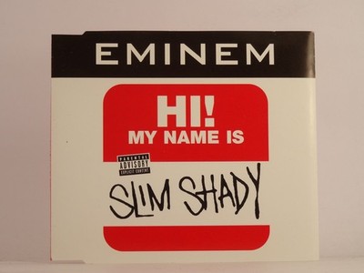 EMINEM HI! MY NAME IS SLIM SHADY (G98) 3 Track CD Single including Picture Sleev