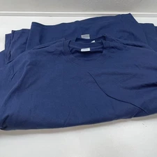 (12) Port & Company core cotton (4)2XL, (5)XL,(3)L, dark blue T-shirt New