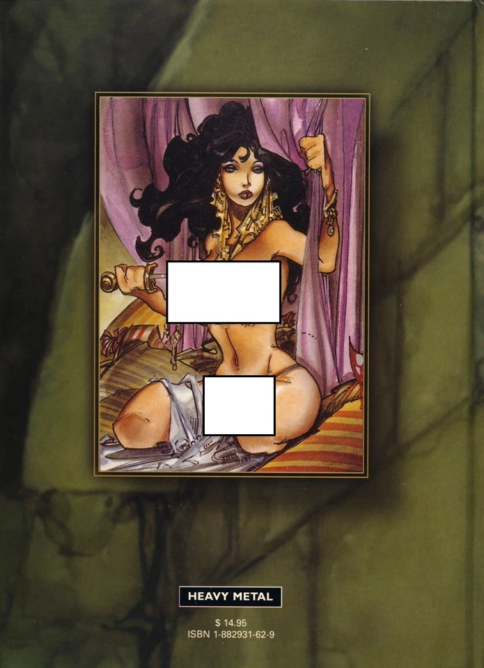 2000 WET DREAMS Azpiri 1ST PRINT NM/M 9.8 HEAVY METAL Graphic Novel HARDCOVER - Image 2 of 2