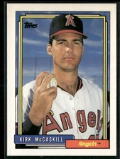 Kirk McCaskill 1992 Topps #301 California Angels