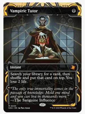 x1 Vampiric Tutor - Foil M MTG Secrets of Strixhaven: Mystical