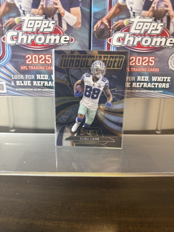 PANINI SELECT 2020 TURBOCHARGED CEEDEE LAMB COWBOYS #T16 INSERT
