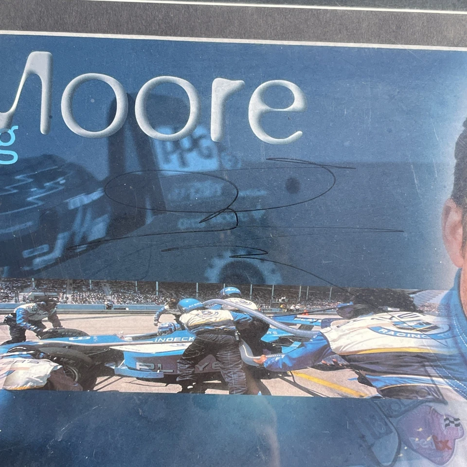 Greg Moore 1974-1999 Car 1:43 Scale And Signed Mounted Photo - Image 3 of 4