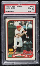 1989 Topps Collector's Edition (Tiffany) Chris Sabo #490 PSA 10 GEM MT 08rl