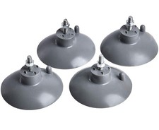 HSTECH (4 pcs) French Fry Suction Cup Feet for Industrial Commercial Gray 