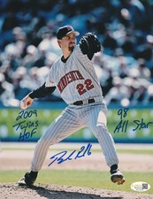 BRAD RADKE MINNESOTA TWINS 2009 TWINS HOF / 98 ALL STAR  JSA ACTION SIGNED 8x10