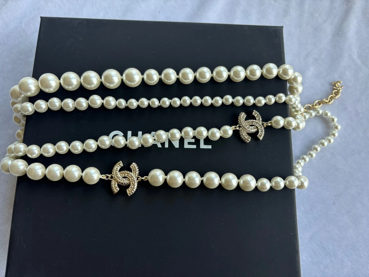 vintage chanel pearls products for sale | eBay