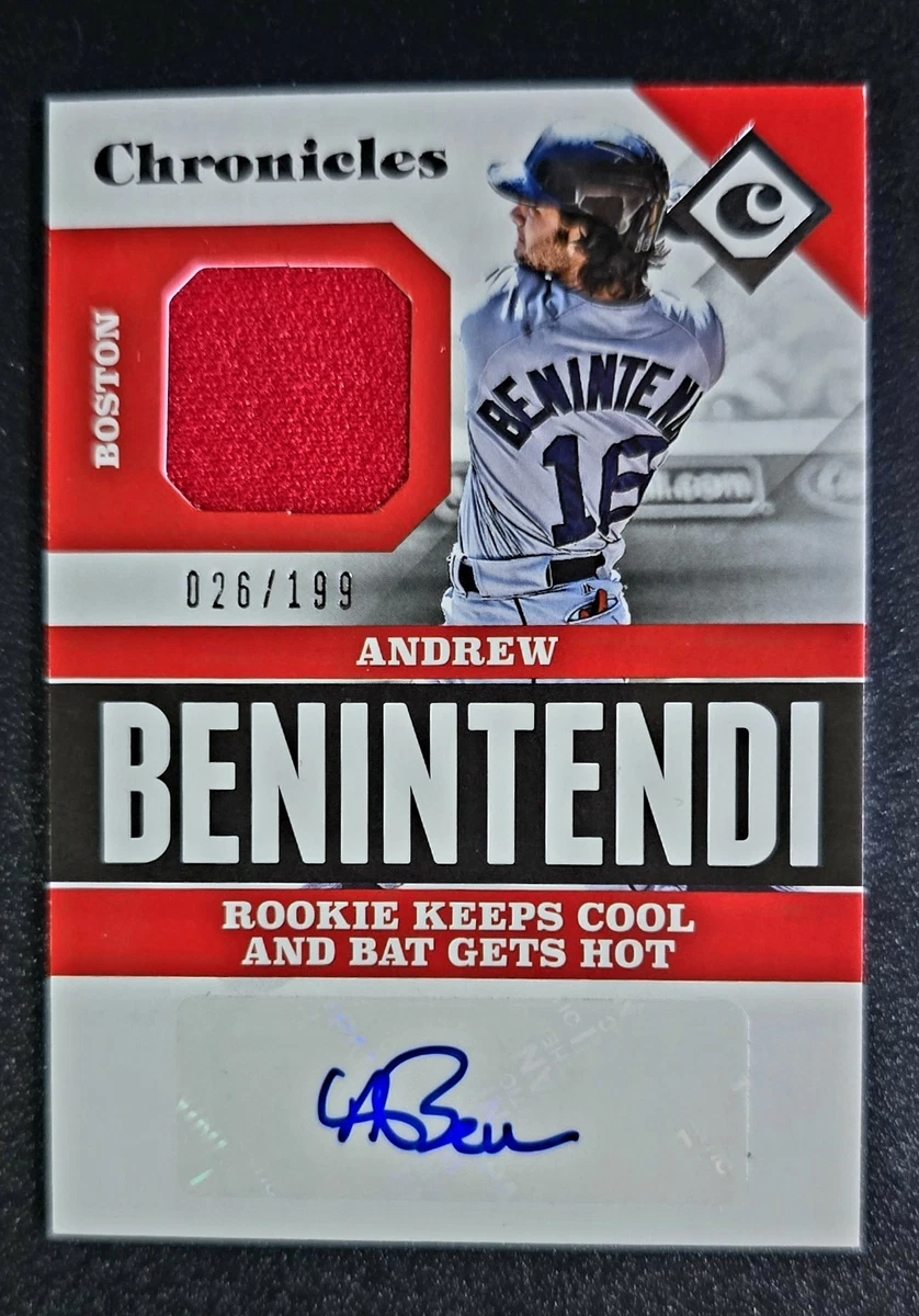 Andrew Benintendi Autograph Baseball Cards for sale | eBay
