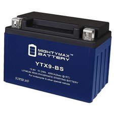 Mighty Max Battery-BS LIFEPO4-12 Volt 8 AH, 300 CCA, Lithium Iron YTX9