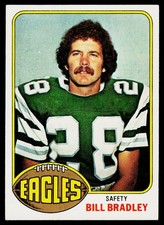 Bill Bradley, 1976 Topps, #399, Philadelphia Eagles,