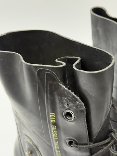 Vintage Military Bata Mickey Bunny Boots Extreme Cold Weather Black Size 8R flaw - Picture 7 of 9