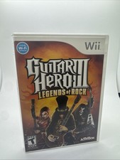 Guitar Hero III: Legends of Rock - Nintendo Wii Tested and Working - No Manual
