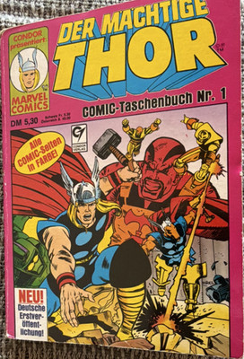 Thor Comic-Taschenbuch Nr. 1 & Spider-Man Extra Condor Verlag Deutsch Erstveröf 