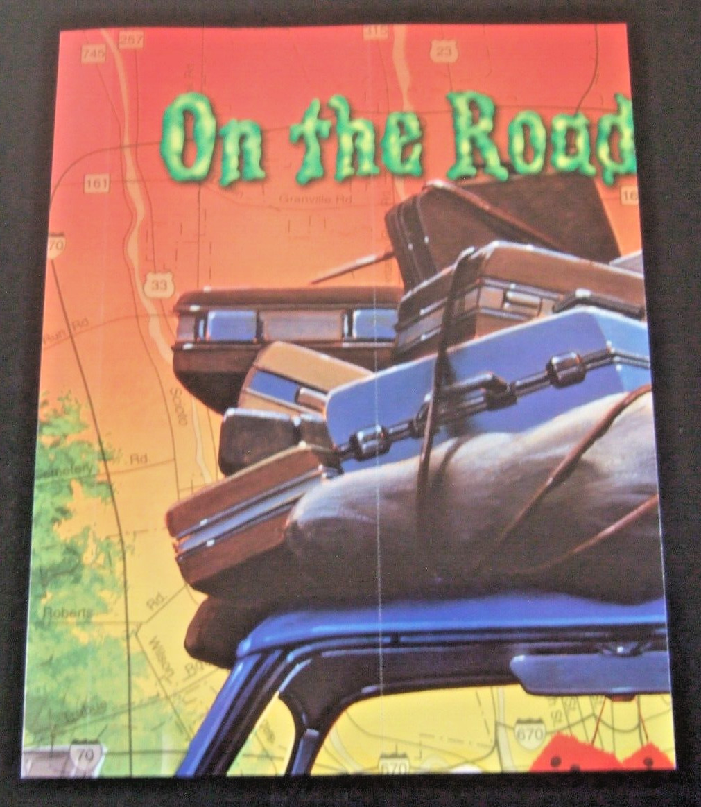 VINTAGE  1996  SCHOLASTIC GOOSEBUMPS PUZZLE CARD #1    10 TRADING CARDS SHEETS