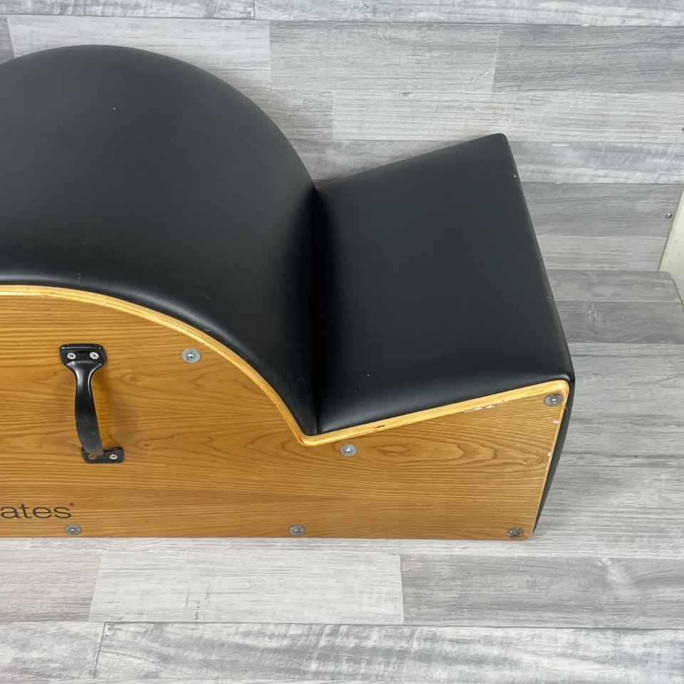 Corrector de postura de columna acolchada de madera Stamina AeroPilates barril de estiramiento Foto 3 de 4