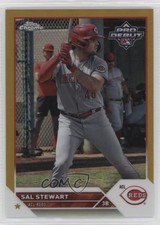 2023 Topps Pro Debut Chrome Gold Refractor 40/50 Sal Stewart #PDC-186 17hm